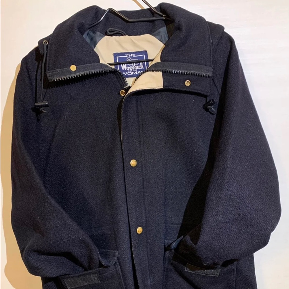 Vintage 80's Woolrich Woman Wool Coat L
